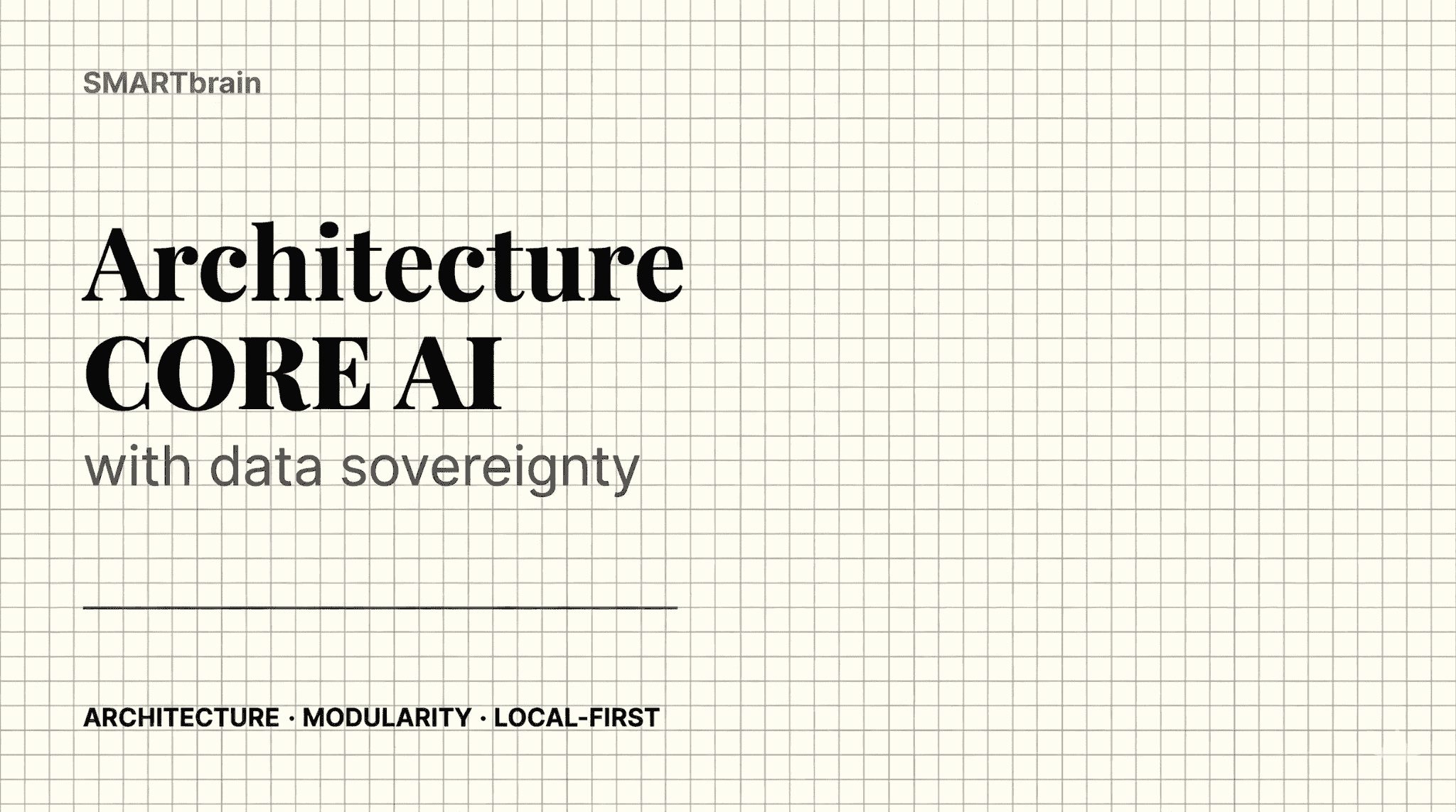 SMARTbrain AI Architecture Governance